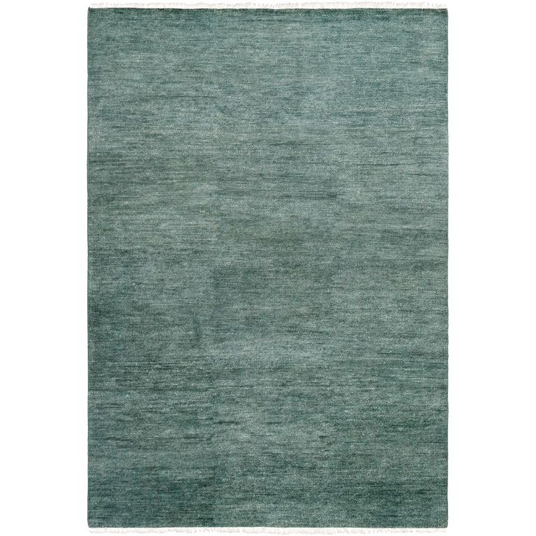 Rochefort Handmade Wool Rug (Soft Teal)