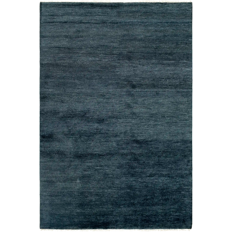 Rochefort Handmade Wool Rug (Indigo)