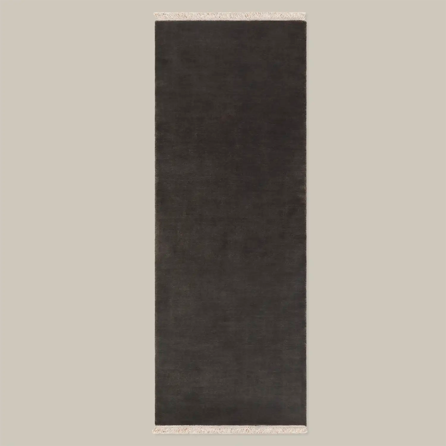 Plume Handmade Wool Rug (Charcoal)
