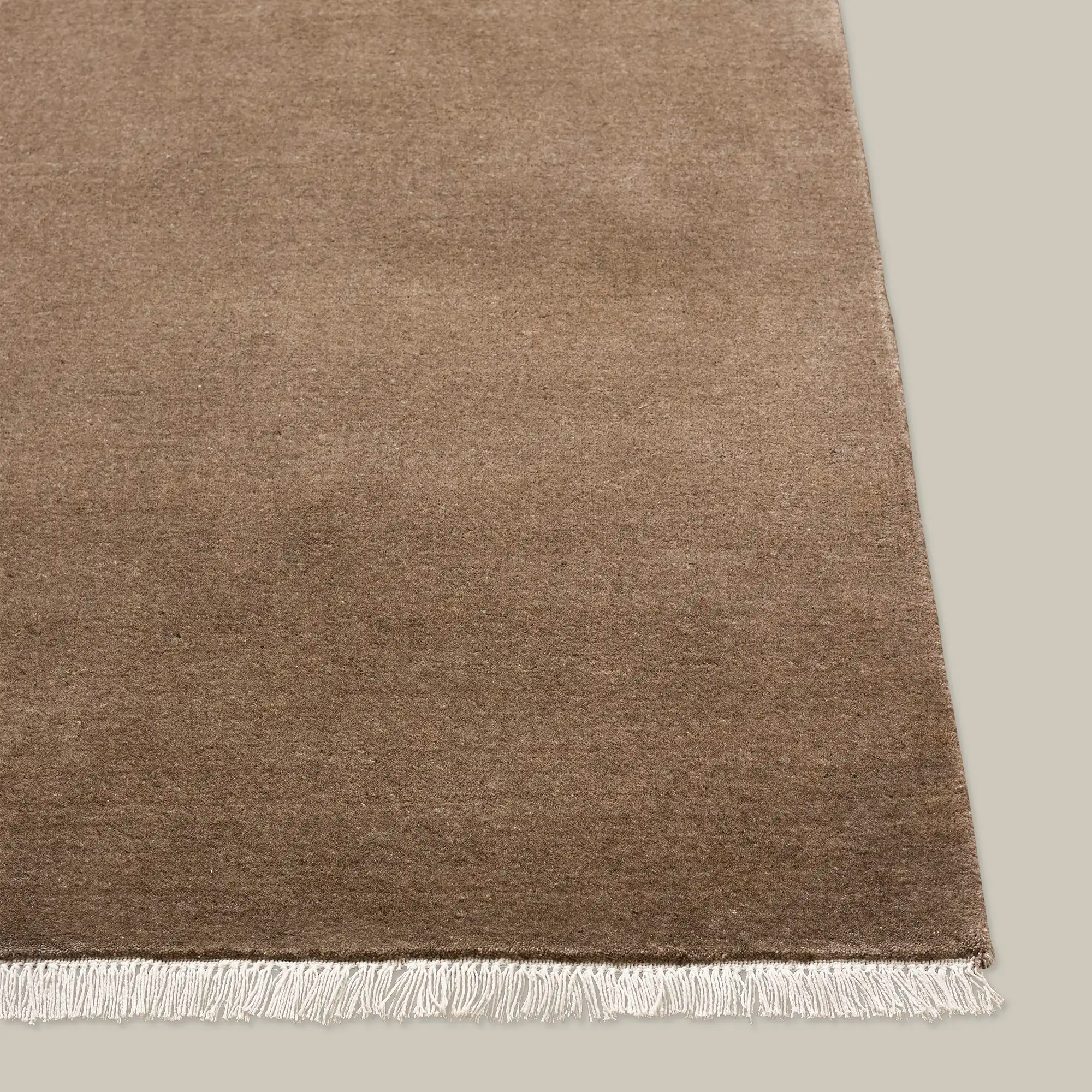 Plume Handmade Wool Rug (Desert Tan)