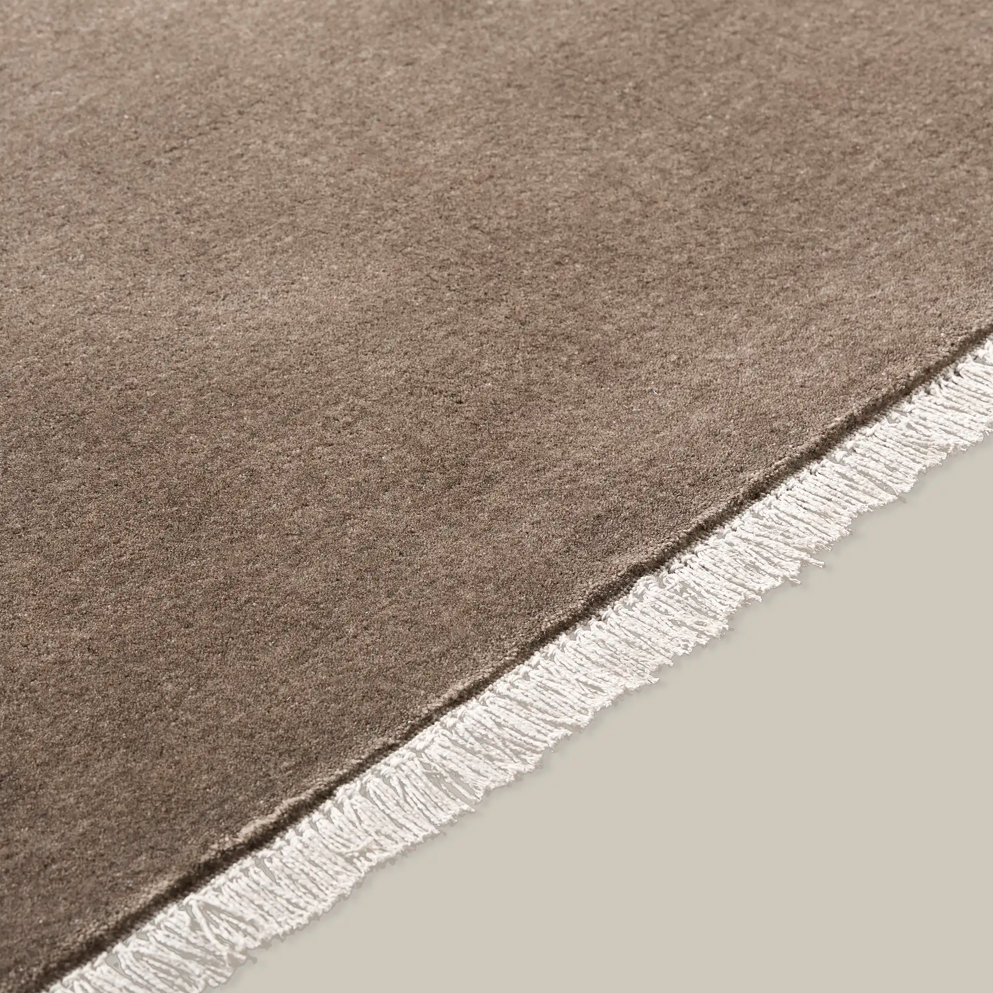 Plume Handmade Wool Rug (Taupe)