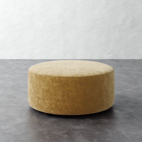 Fabien 36in Round Ottoman - Brixton Honey