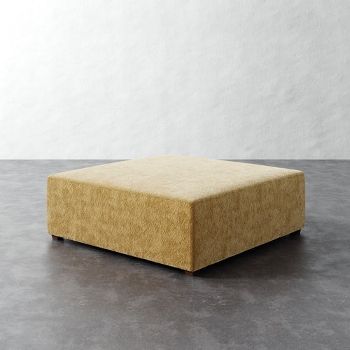 Fabien 48in Square Ottoman - Brixton Honey