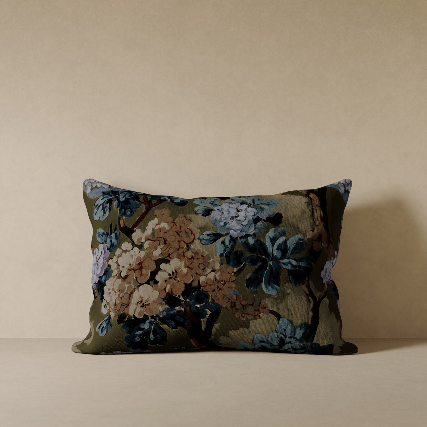 Folie Floral Velvet Pillow
