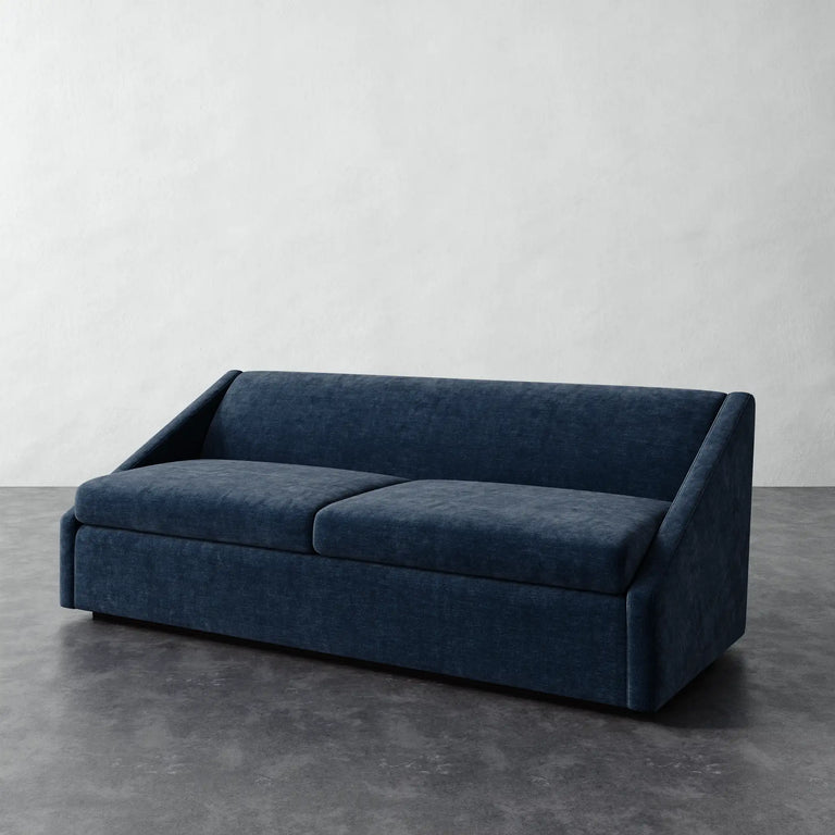 Fontaine Sofa - Indigo Strie Velvet