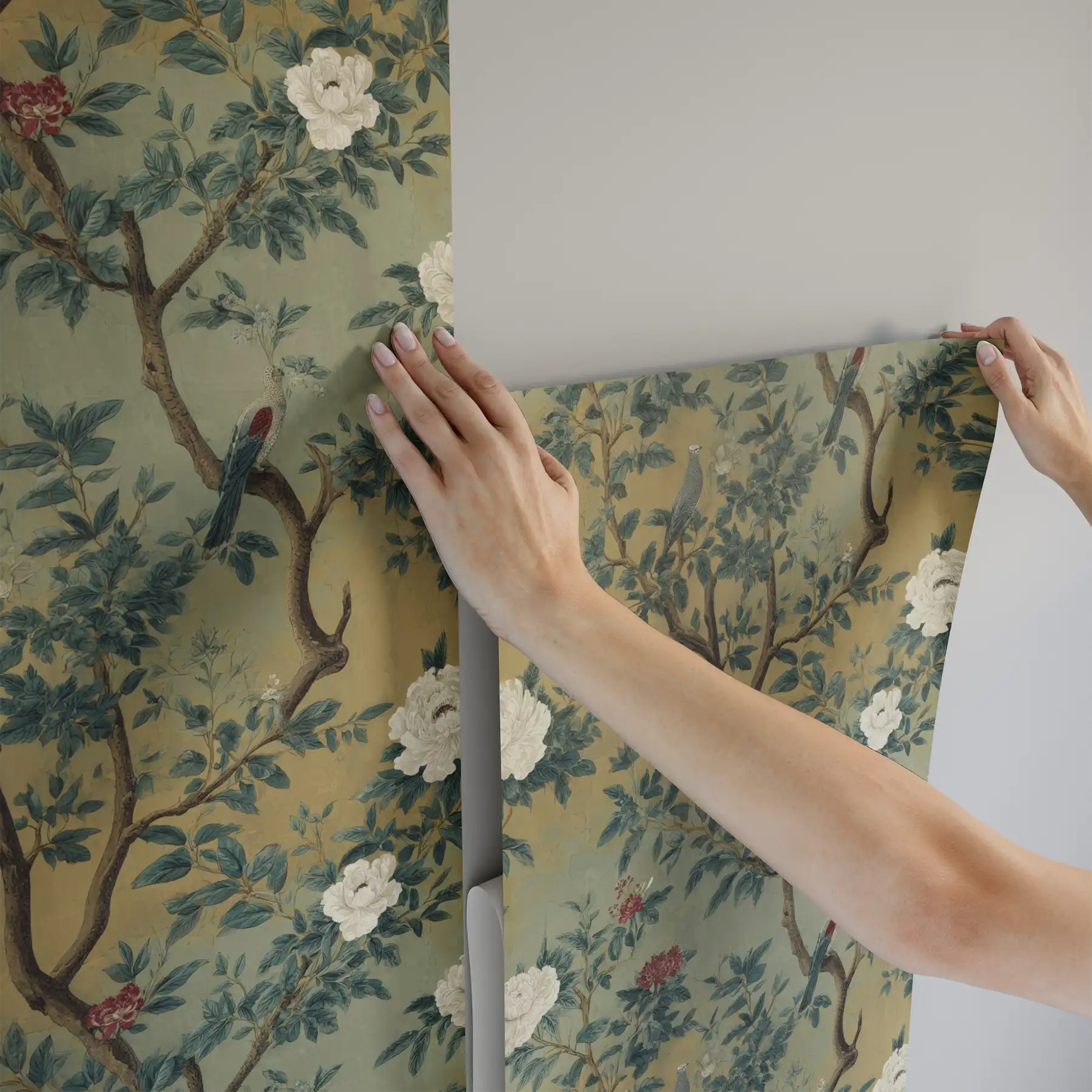 Fresco Floral Wallpaper