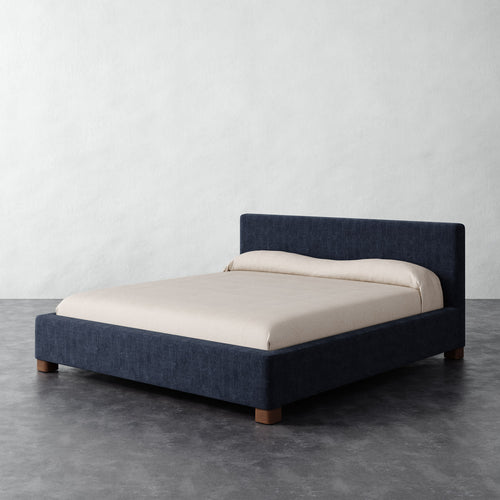 Gerard Bed - Chunky Basket Indigo