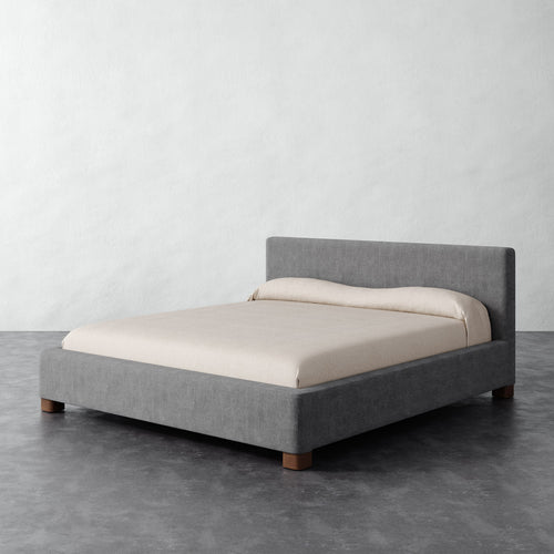 Gerard Bed - Chunky Basket Pewter