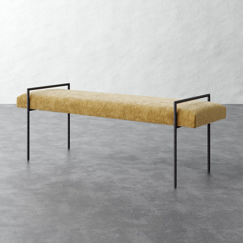Imane 60in Bench Ottoman - Brixton Honey