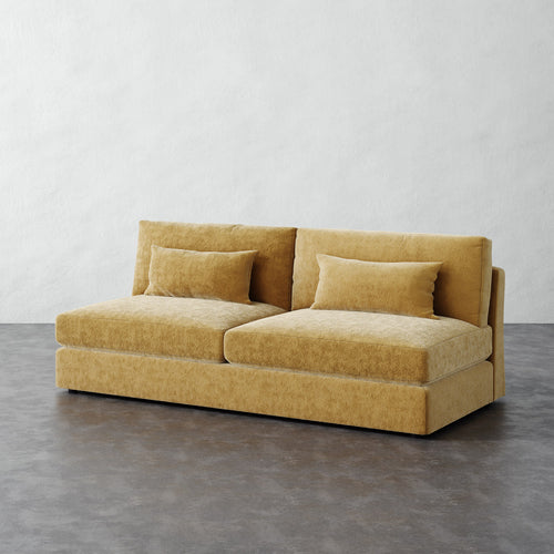 Lacroix Armless Sofa - Brixton Honey