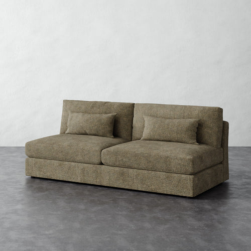 Lacroix Armless Sofa - Micro Boucle Balsam