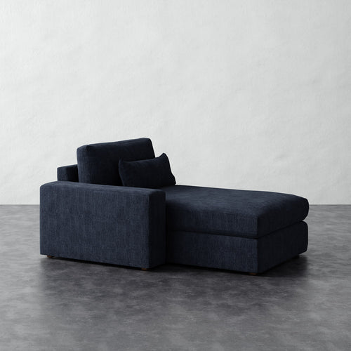 Lacroix Chaise and a Half - Chunky Basket Indigo