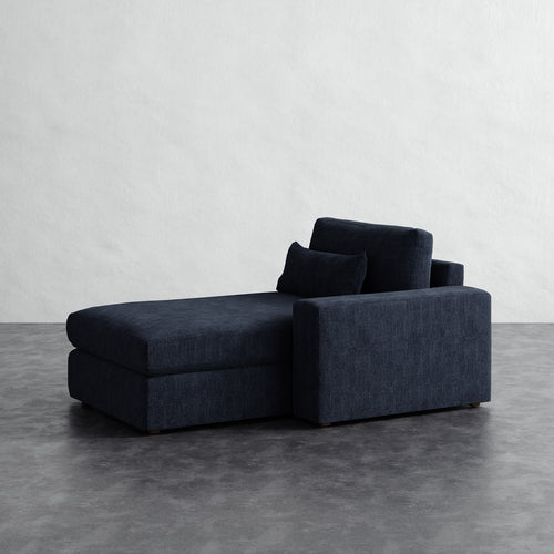 Lacroix Chaise and a Half - Chunky Basket Indigo