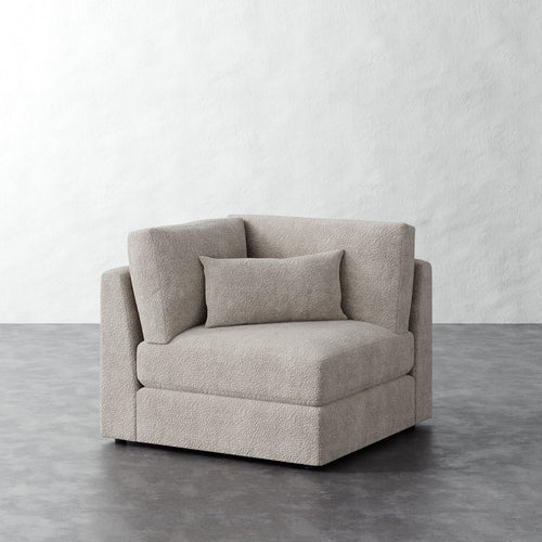Lacroix Corner Chair - Brixton Dove Gray