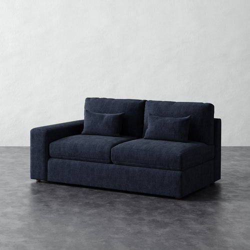 Lacroix Loveseat - Chunky Basket Indigo