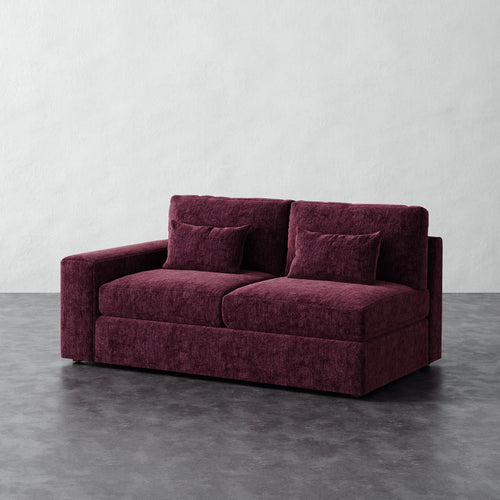 Lacroix Loveseat - Performance Matelasse Mulberry
