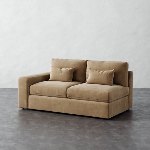 Lacroix Loveseat - Performance Velvet Acorn