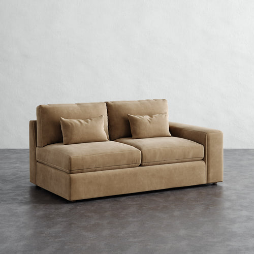 Lacroix Loveseat - Performance Velvet Acorn