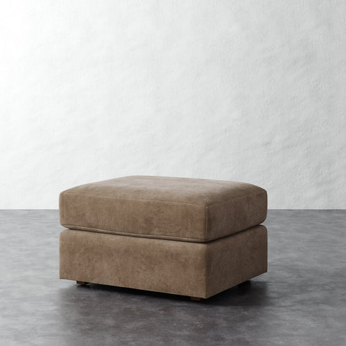 Lacroix Ottoman - Mohair Ecru