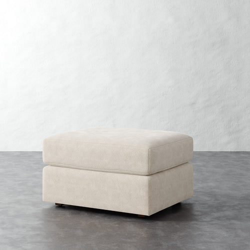 Lacroix Ottoman - Performance Boucle Cream