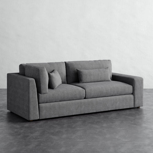 Lacroix Return Sofa - Chunky Basket Pewter