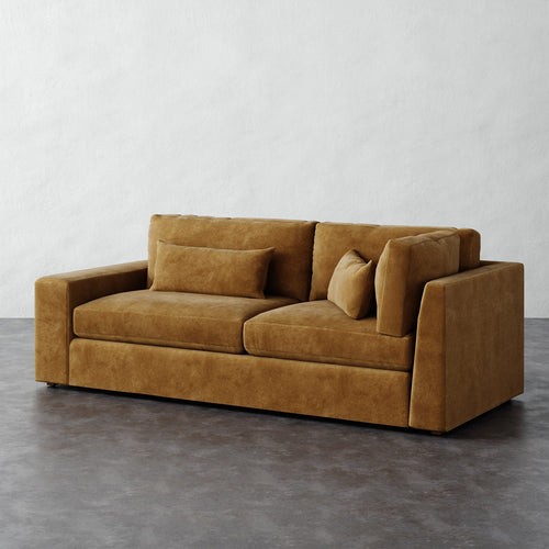 Lacroix Return Sofa - Mohair Brown Sugar