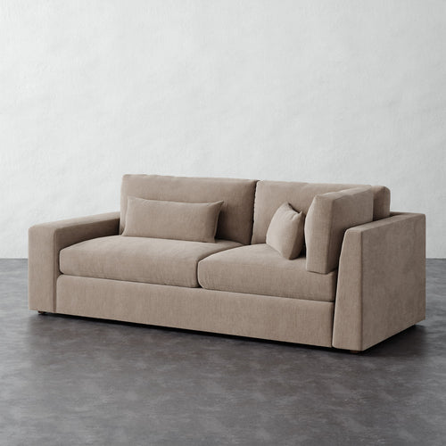 Lacroix Return Sofa - Performance Brushed Woven Velvet Dune