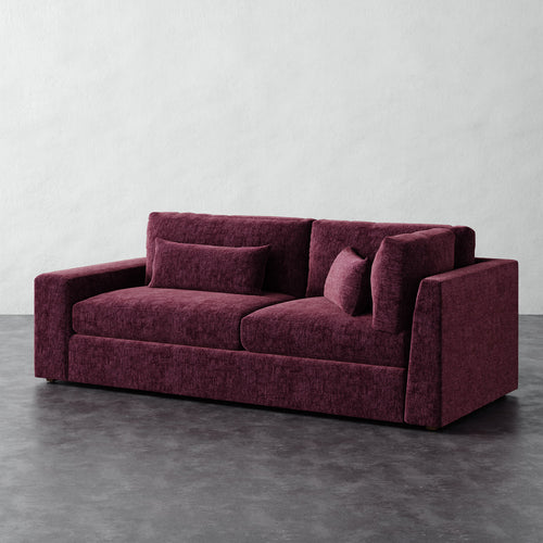 Lacroix Return Sofa - Performance Matelasse Mulberry