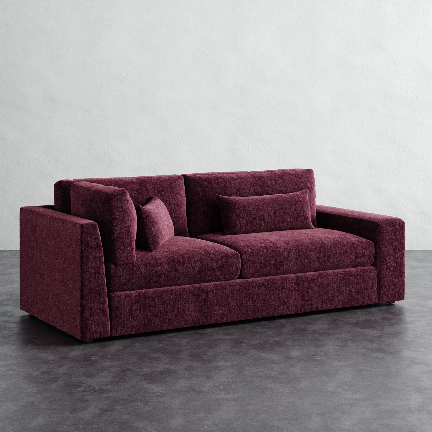 Lacroix Return Sofa - Performance Matelasse Mulberry