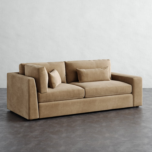 Lacroix Return Sofa - Performance Velvet Acorn