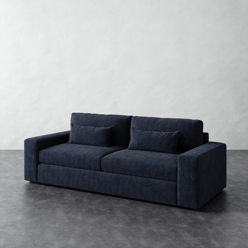 Lacroix Sofa - Chunky Basket Indigo