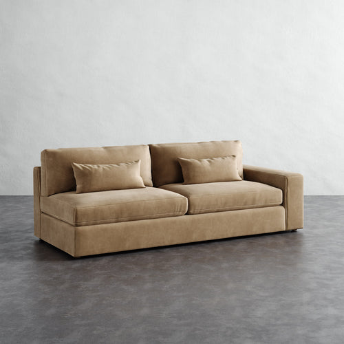 Lacroix Sofa - Performance Velvet Acorn