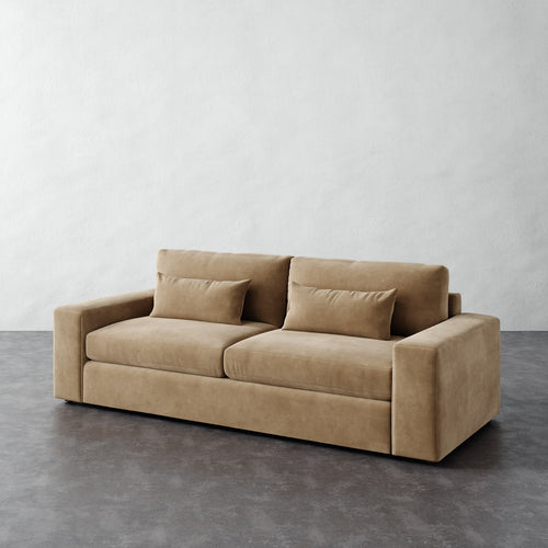 Lacroix Sofa - Performance Velvet Acorn