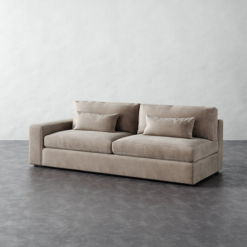Lacroix Sofa - Performance Velvet Oatmeal