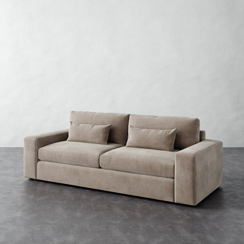 Lacroix Sofa - Performance Velvet Oatmeal