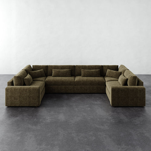 Lacroix U-Sectional - Performance Matelasse Balsam