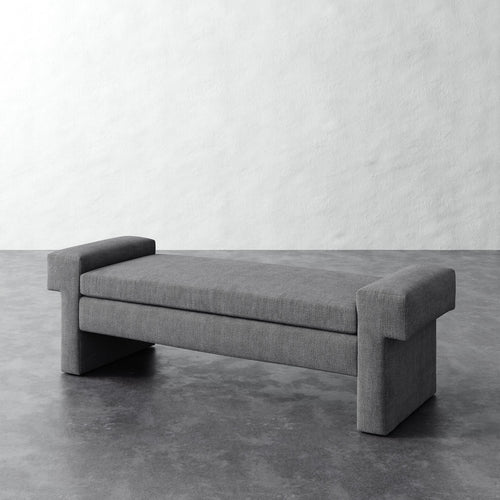 Lemaire Bench - Chunky Basket Pewter