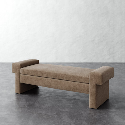Lemaire Bench - Mohair Ecru