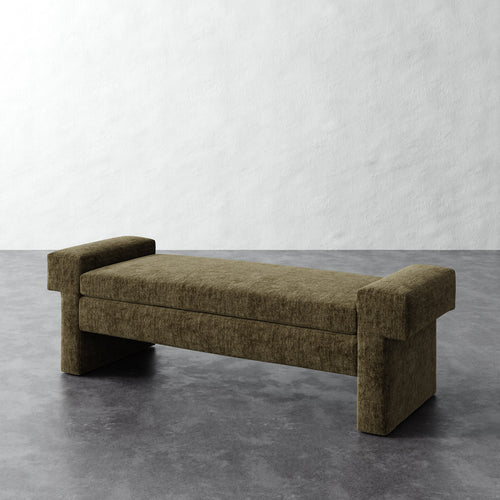 Lemaire Bench - Performance Matelasse Balsam