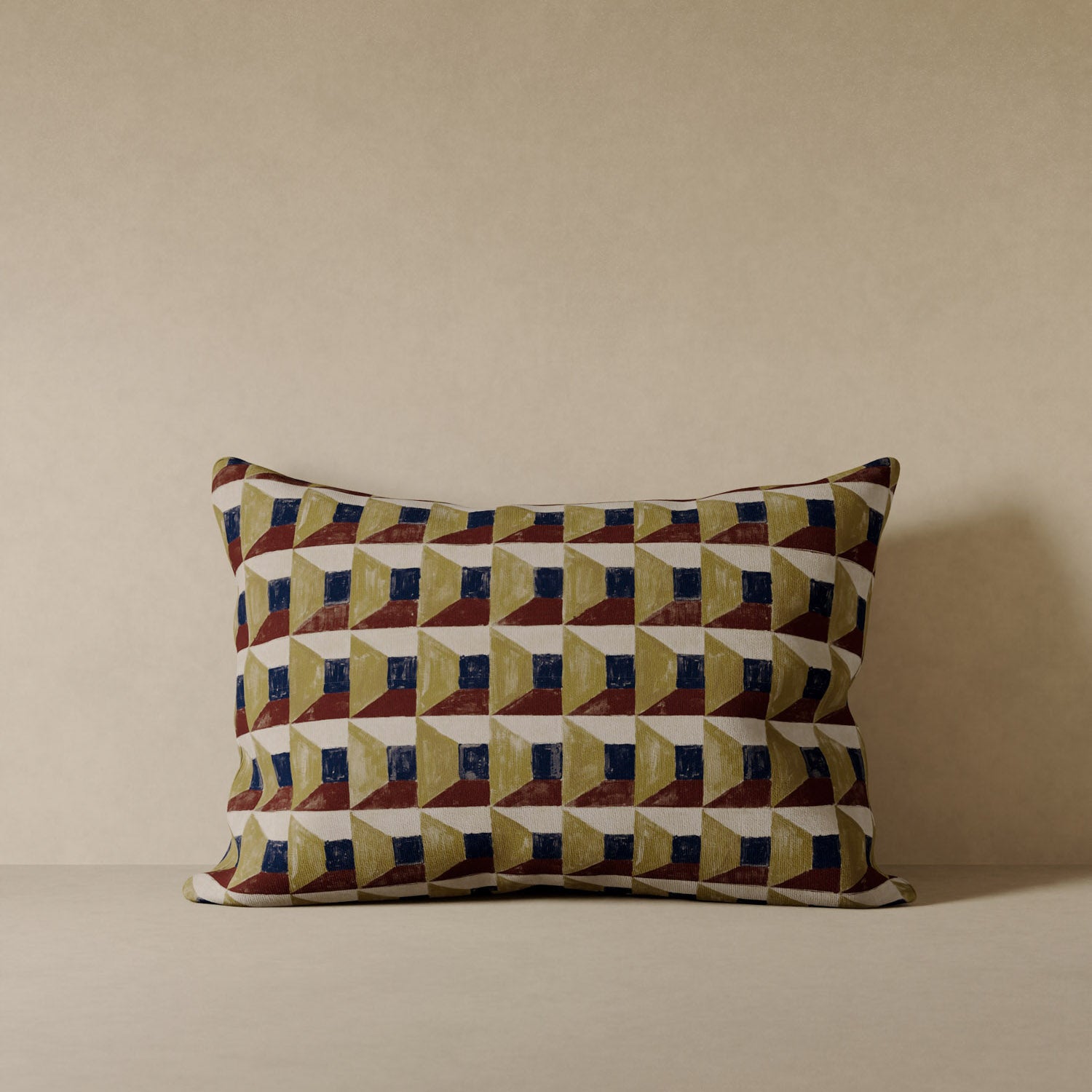 Les Cubes Velvet Pillow