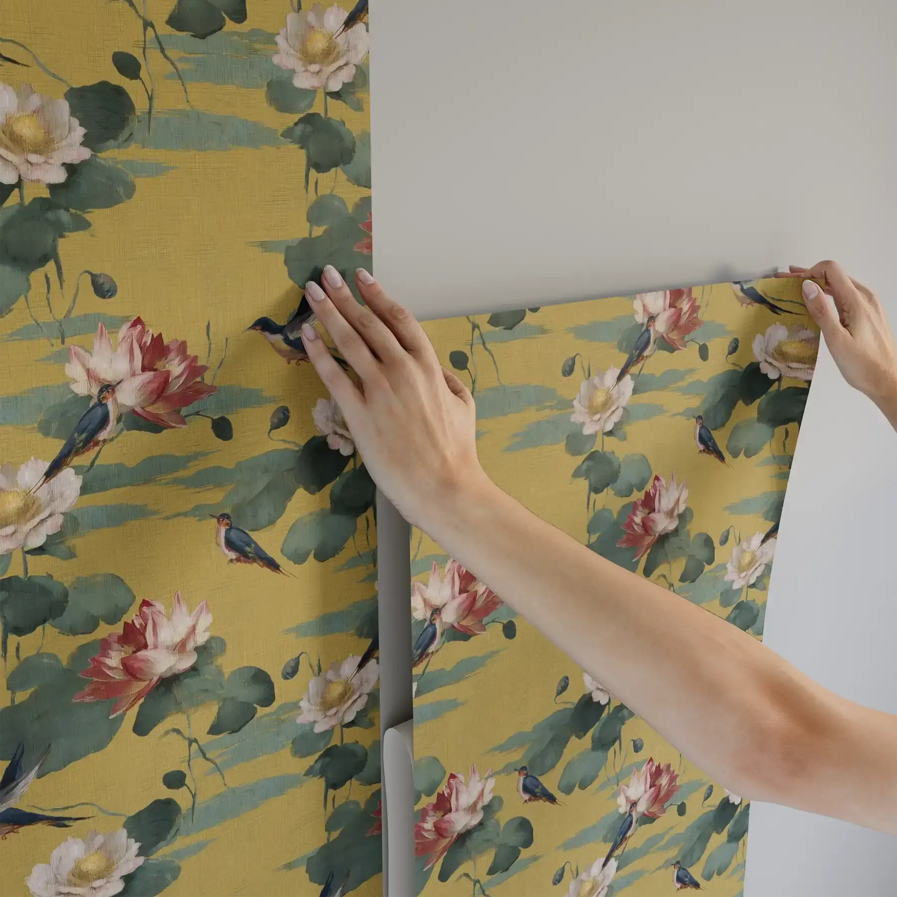 Lilly Pond Wallpaper