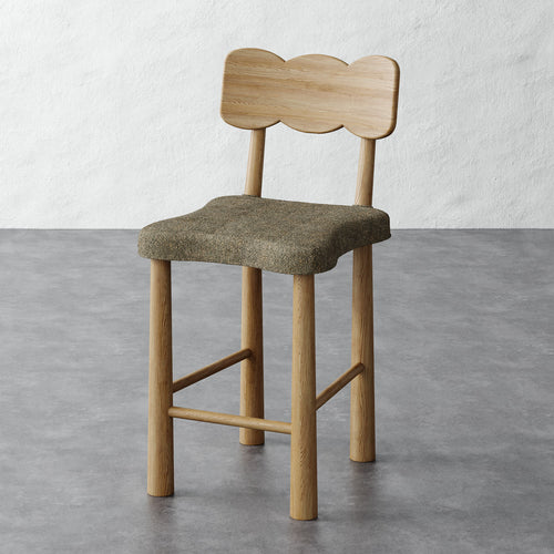 Madeleine Counter Stool - Micro Boucle Balsam