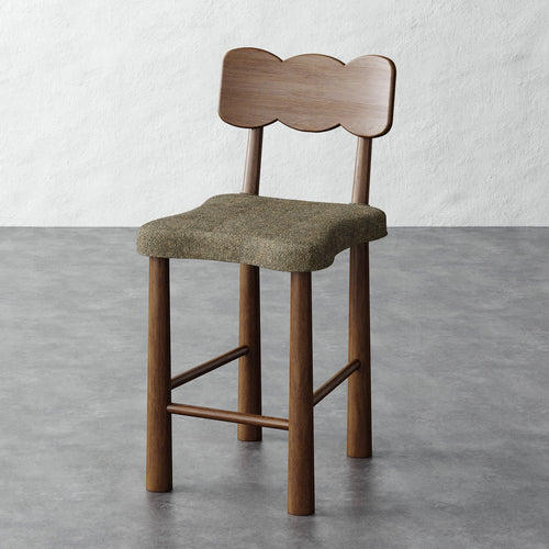 Madeleine Counter Stool - Micro Boucle Balsam