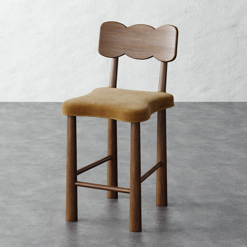 Madeleine Counter Stool - Mohair Brown Sugar