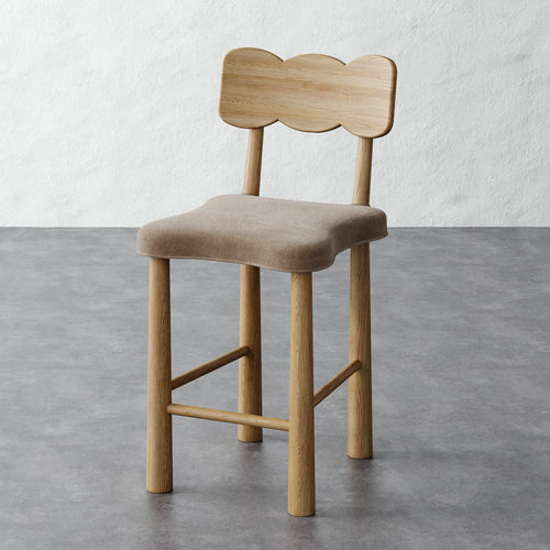 Madeleine Counter Stool - Mohair Ecru