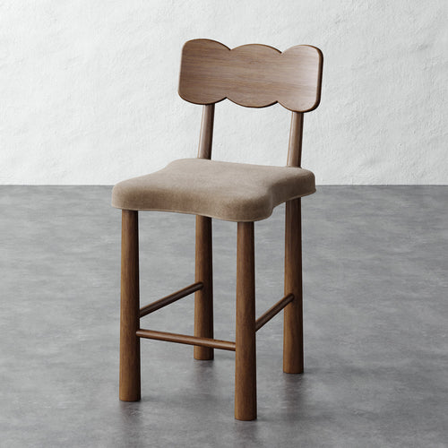 Madeleine Counter Stool - Mohair Ecru