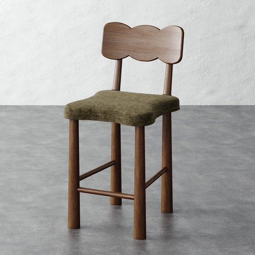 Madeleine Counter Stool - Performance Matelasse Balsam