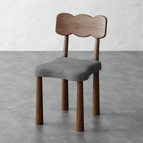 Madeleine Dining Chair - Chunky Basket Pewter