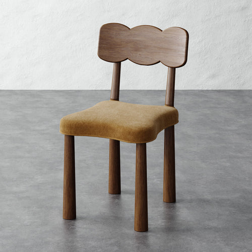 Madeleine Dining Chair - Mohair Brown Sugar