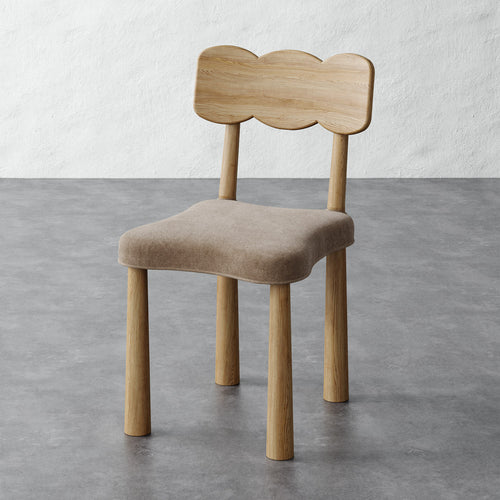 Madeleine Dining Chair - Mohair Ecru